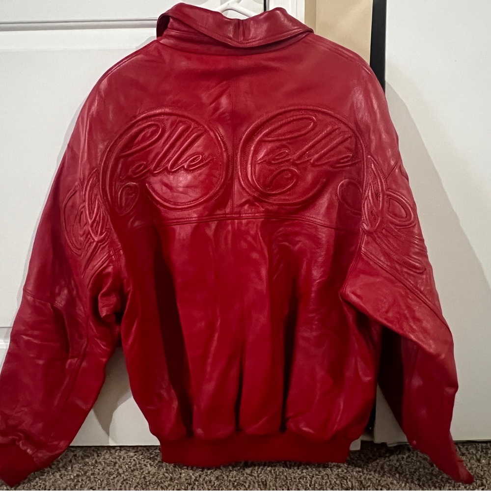 Pelle pelle vintage red leather jacket size 46